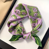 Vintage Floral Print Scarf