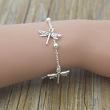 Vintage Dragonfly Pattern Bracelet