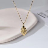 Leaf Pendant Necklace
