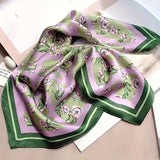 Vintage Floral Print Scarf