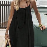 Pearl | Mini Silk Dress in Plain Ice Silk, Gathered, Backless