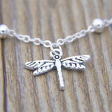 Vintage Dragonfly Pattern Bracelet