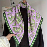 Vintage Floral Print Scarf