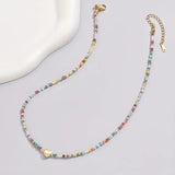 Heart-Shaped Pearl Necklace