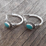 Elettra™ - Vintage Earrings with Turquoise