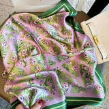 Vintage Floral Print Scarf