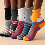 Set of 5 Pairs of Cartoon Socks