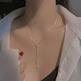 Vintage Beaded Pendant Necklace