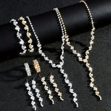 VALERINE | HIGH-END SPARKLE FLOWER JEWELRY SET