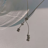 Vintage Beaded Pendant Necklace