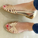 Aitana™ | Metallic Flat Sandals