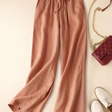 IMARA | WIDE-LEG DRAWSTRING TROUSERS