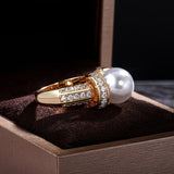 Crown Pearl Ring