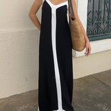Silvana | Midi Dress in Colour Blocks