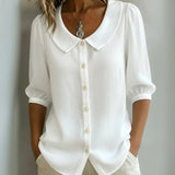 Casual Solid Colour Shirt