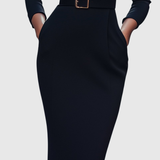 CLARIBEL | REFINED MIDI DRESS