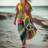 Vintage Colourful Dress