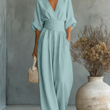 Victoria | Effortless V-Neck Jumpsuit