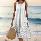 Elegant Floral Print Dress