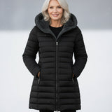 Clair | Fluffy coat lined with fleece