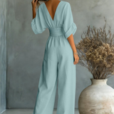 Victoria | Effortless V-Neck Jumpsuit