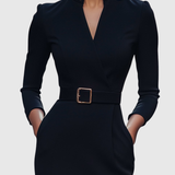 CLARIBEL | REFINED MIDI DRESS