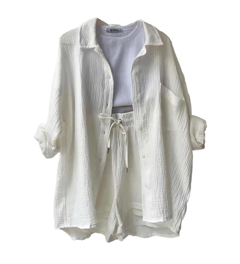 PHOEBE | COTTON SHORTS SET