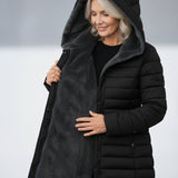 Clair | Fluffy coat lined with fleece