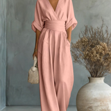 Victoria | Effortless V-Neck Jumpsuit