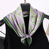Vintage Floral Print Scarf