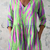 Poppy | Long Blouse with V-Neck
