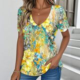 Vintage Floral Print T-Shirt