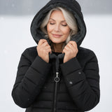 Clair | Fluffy coat lined with fleece