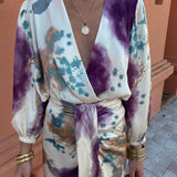 Valeria™ | Satin Wrap Dress