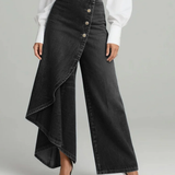 Audrey | Denim Wrap Trousers
