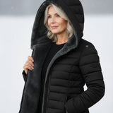 Clair | Fluffy coat lined with fleece