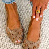 Manuela™ | Woven Flat Sandals