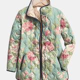 OLIVIA | Quilted Jacket with Light Vintage Roses