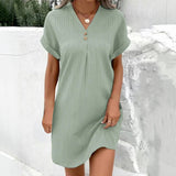Vintage Solid Colour Dress