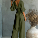 Victoria | Effortless V-Neck Jumpsuit