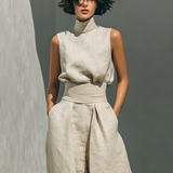 Venancia™ | Minimalist Set Top and Wide Leg Trousers
