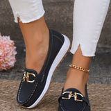 Daniela - Platform Loafers with Buckle