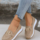 Daniela - Platform Loafers with Buckle