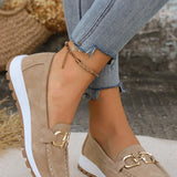 Daniela - Platform Loafers with Buckle