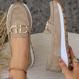 Daniela - Platform Loafers with Buckle