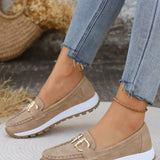 Daniela - Platform Loafers with Buckle