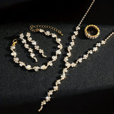 VALERINE | HIGH-END SPARKLE FLOWER JEWELRY SET