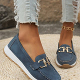 Daniela - Platform Loafers with Buckle