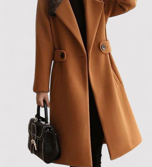 NOELLE | WOOL COAT WITH BELT