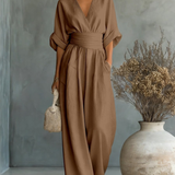 Victoria | Effortless V-Neck Jumpsuit